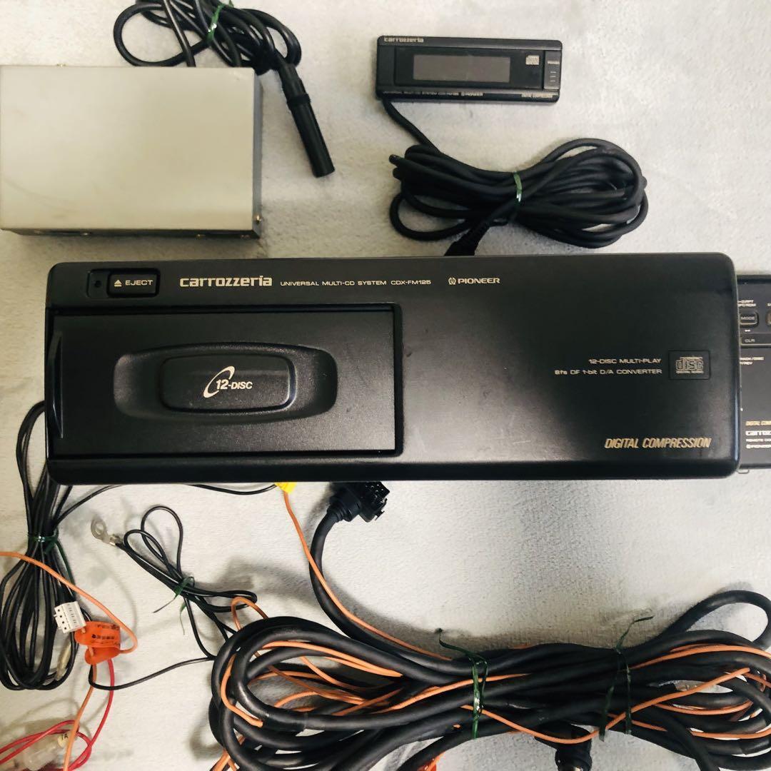 Pioneer Carrozzeria CDX-FM125 12 CD Changer Rare Car Audio JAPAN