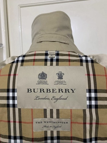 Burberry Women’s Westminster Honey Beige Trench Coat Sz 6/8 VGC RRP £1890 - Picture 9 of 24