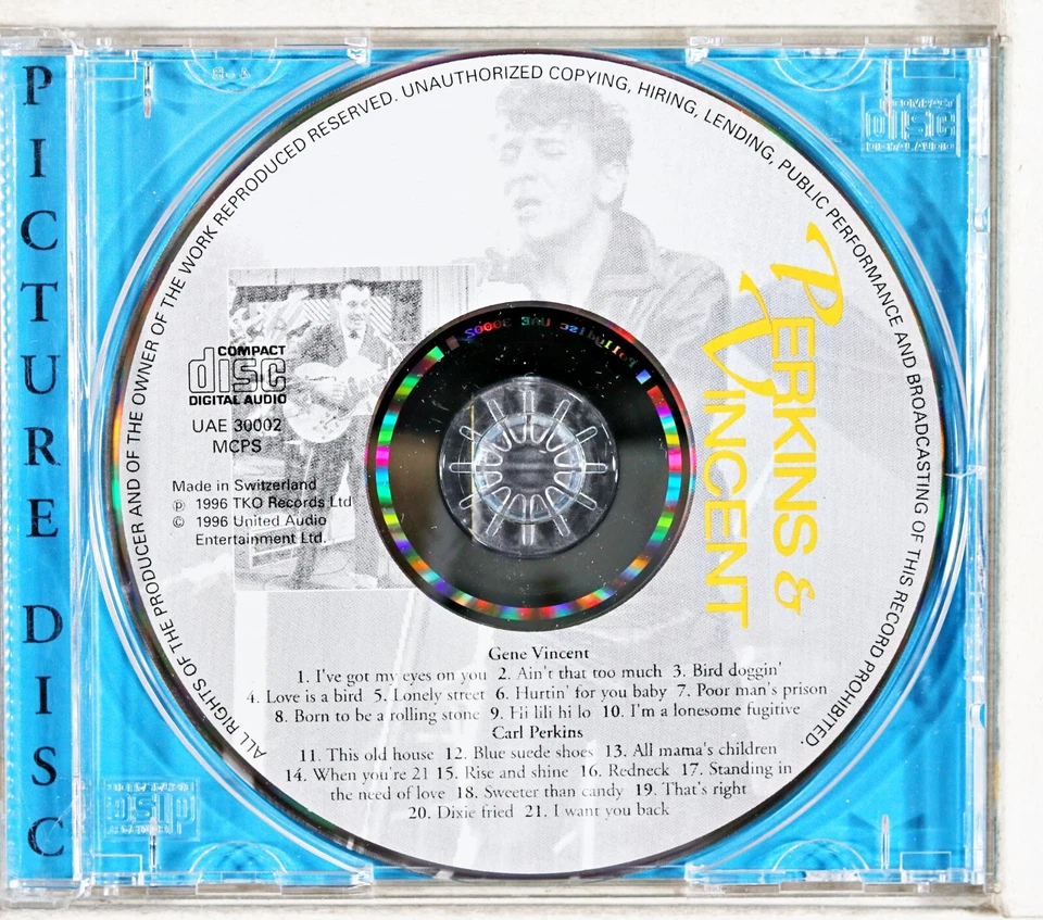 Carl Perkins - Perkins & Vincent  (CD 1996) - Image 2 of 3