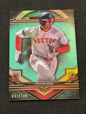 Triston Casas 2024 Topps Triple Threads Tourmaline SP 001/149 🔥 Red Sox Bookend