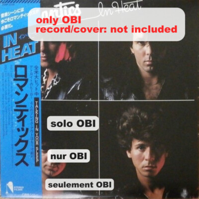 ROMANTICS, THE In Heat Japan ( 25AP 2738 ) ***Only OBI*** | eBay
