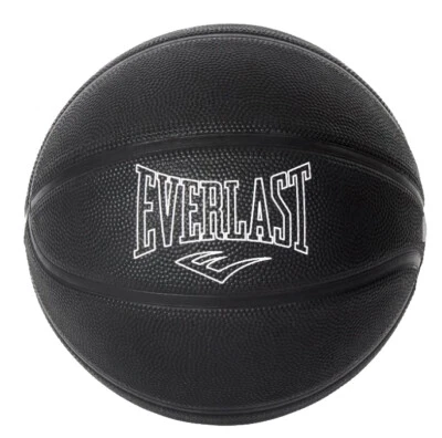 Everlast Gummi Basketball Size. 7 Ball Streetbasketball Schwarz neu