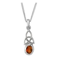 Celtic Birthstone Pendant January - Garnet - 503 Celtic Birthstone Pendant January - Garnet - 503