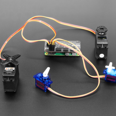 Adafruit 16-Channel / 16-Channel PWM / Servo Bonnet / HAT for Raspberry Pi, 3416