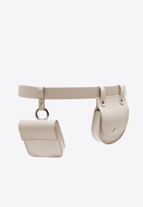 zara leather belt with coin pockets