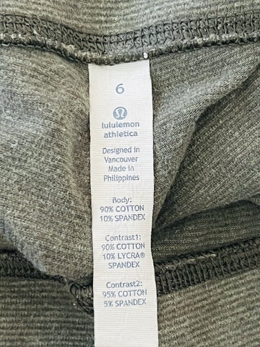 Lululemon Damen-Trainingsleggings Größe 6 grün sportliche Caprihose - Bild 8 von 8