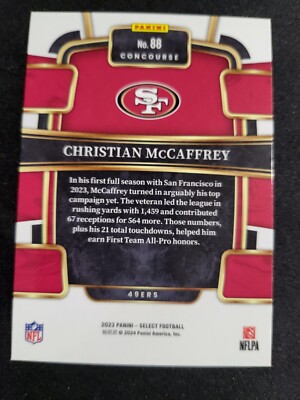 2023 Select Christina Mccaffrey Card #88 49ers | eBay