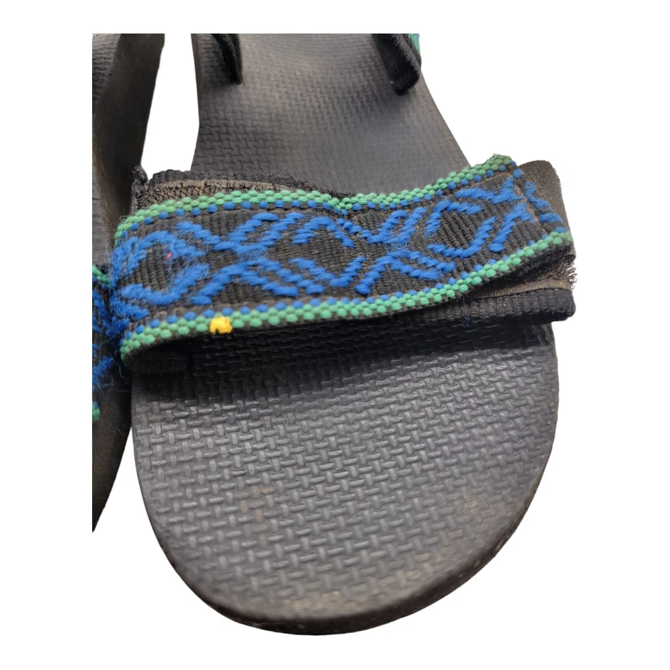 Zapatos Reef Niños Talla 6 Sandalias de Agua Ajustables Negras Hechas en Brasil Foto 4 de 4