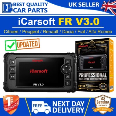2024 ICARSOFT FR V3.0 - FOR ALFA ROMEO CITROEN PEUGEOT RENAULT DACIA FIAT SCANER