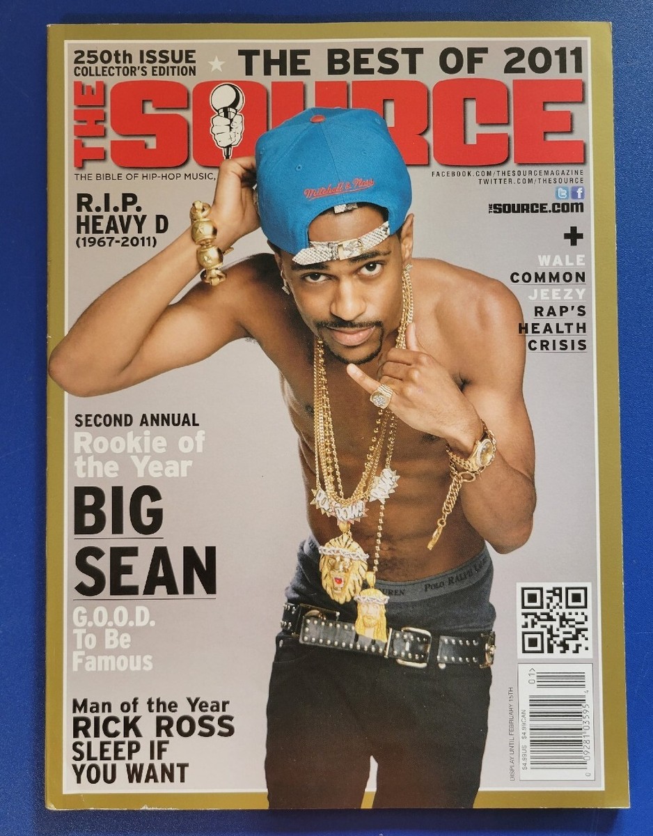 2011 THE SOURCE MAGAZINE BIG SEAN 250TH ISSUE JEEZY BLACK