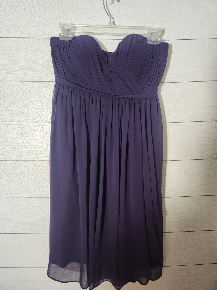 donna morgan purple dress DONNA MORGAN DRESS/NEW WITH TAG/RETAIL$129/SIZE 0/PURPLE