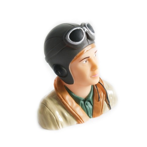 RC 1PC Mode Bust Canopy Pilot Figure 1/6 1/9 Scale For Scale Fix Wing Airplane - Bild 7 von 9