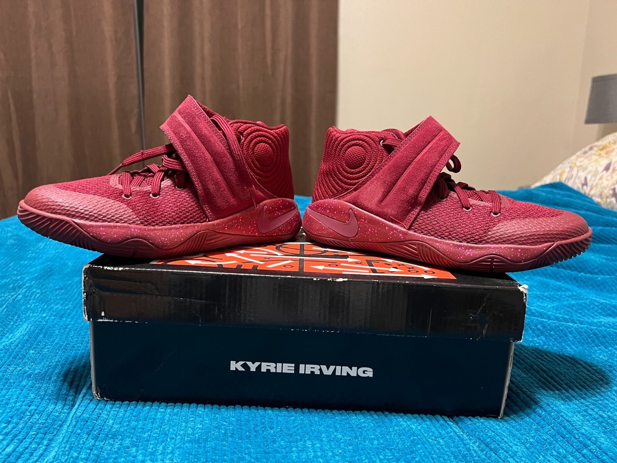 Nike Kyrie Irving Kyrie 2 Red Velvet Team Red Shoes 5.5Y EXCELLENT