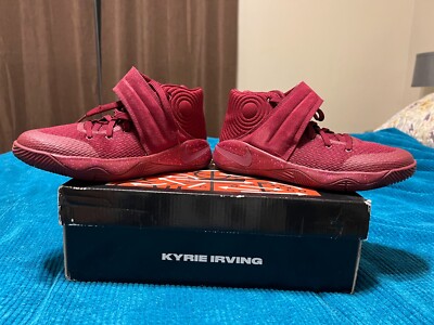 Nike Kyrie Irving Kyrie 2 Red Velvet Team Red Shoes 5.5Y EXCELLENT