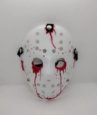 Halloween Scary Freddy Jason Voorhees Friday 13th Cosplay Mask White