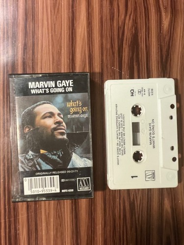 Marvin Gaye What’s Going On Cassette Tape 1971 Motown Classic Soul R&B Music OOP - Picture 3 of 6