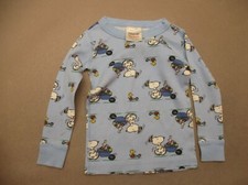 Hanna Andersson PEANUTS Size 3 Boy Multicolor 100 Organic Cotton Pajama Top 246