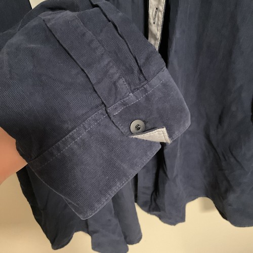 Tommy Bahama Herren blau Cord 4XB Knopf Hemd Designer Neu mit Etikett - Bild 3 von 11