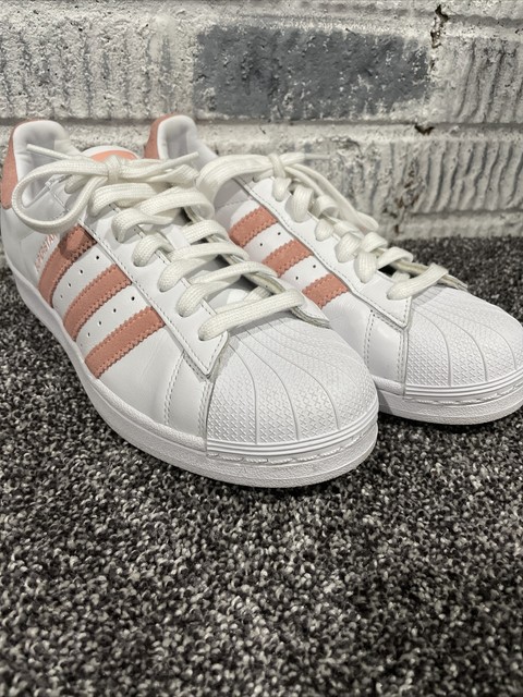 adidas superstar peach pink