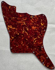 Custom For Fender US Jazzmaster Blank Style Guitar Pickguard 4-Ply Red Tortoise