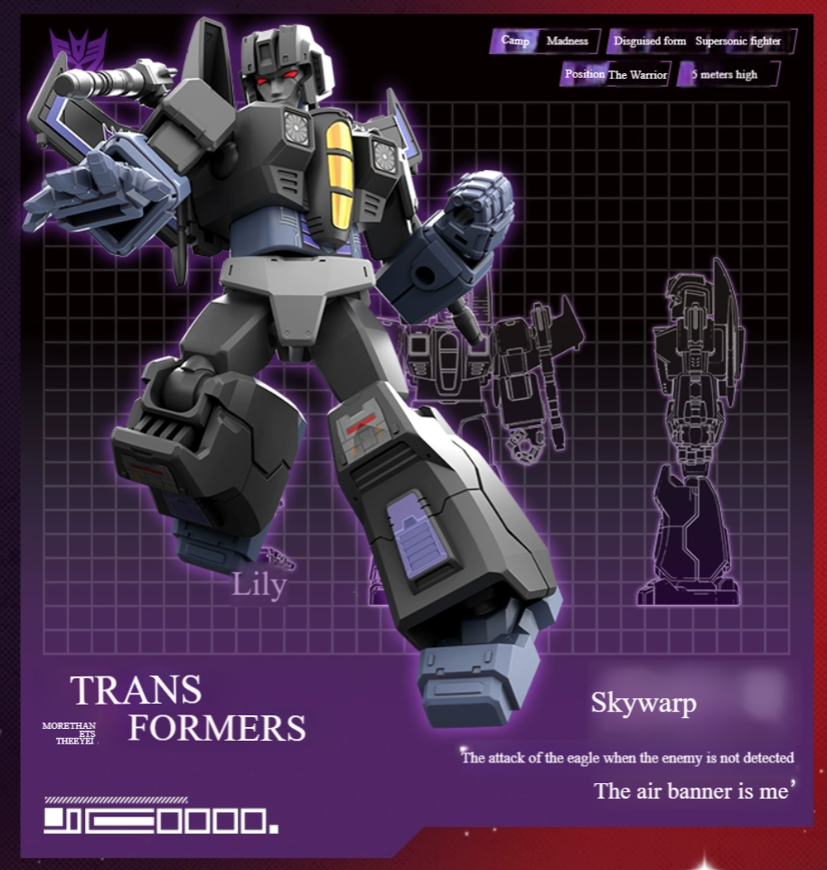 Blokees Transformers Galaxy Version 01 Roll Out Skywarp Assembly