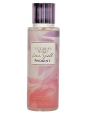 VICTORIA  S SECRET LOVE SPELL RADIANT FRAGRANCE BODY MIST SPRAY SPLASH 8.4 oz