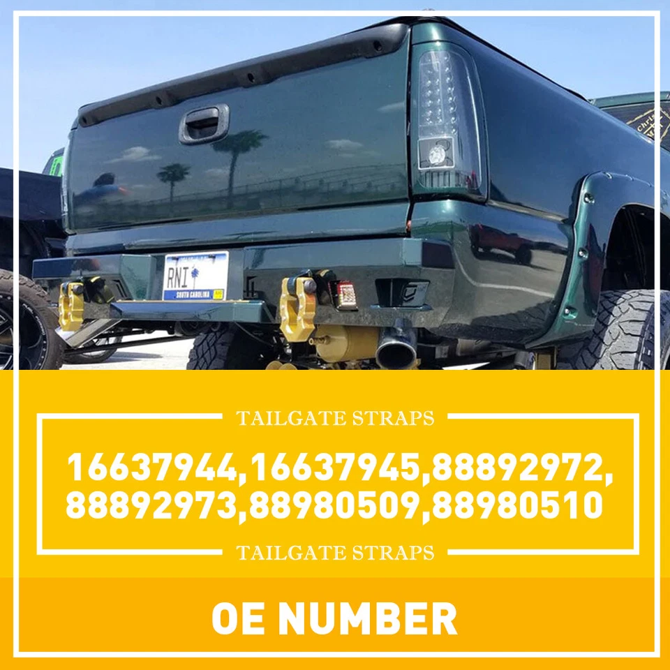 Juego de cables de puerta trasera para 99-06 Chevrolet Silverado 1500 Silverado 2500 HD 3500 HD Foto 2 de 4