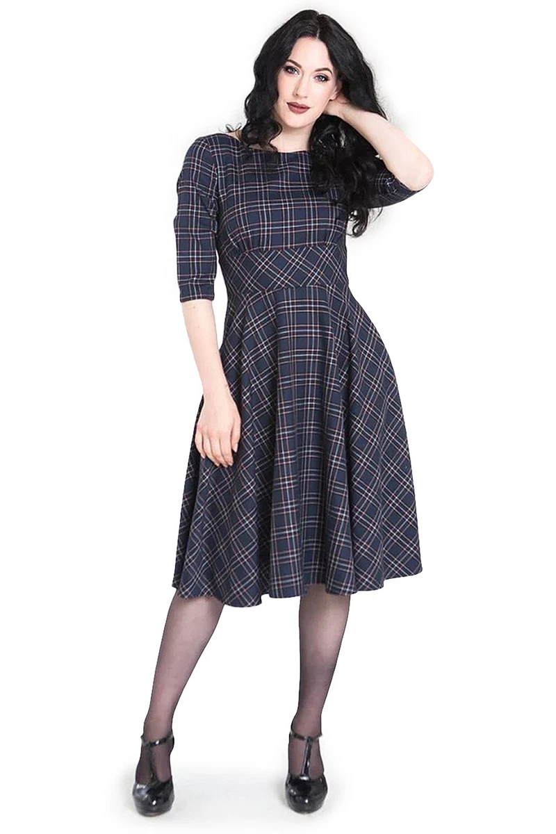 Hell Bunny - Zelena Dress Kleid | Dark Ages