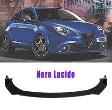 PER ALFA ROMEO MITO SPOILER LAMA SOTTO PARAURTI ANTERIORE ABS NERO SPLITTER