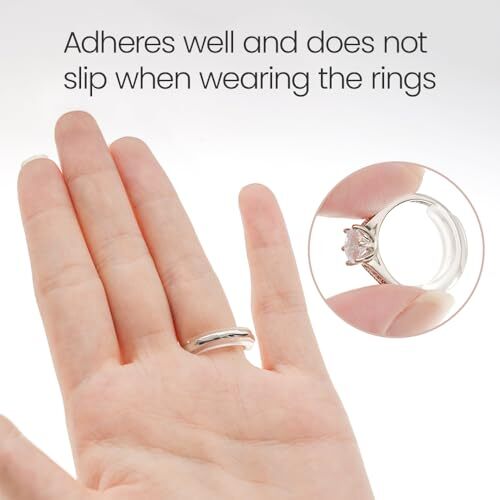 Ring sizers for Loose Rings, 8pcs Ring spacers for Women Loose Ring, Easy - Picture 5 of 7