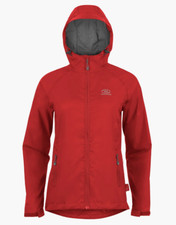 Highlander Women's Stow & And Go Packaway Jacket Red Jac077l W/proof L/weight