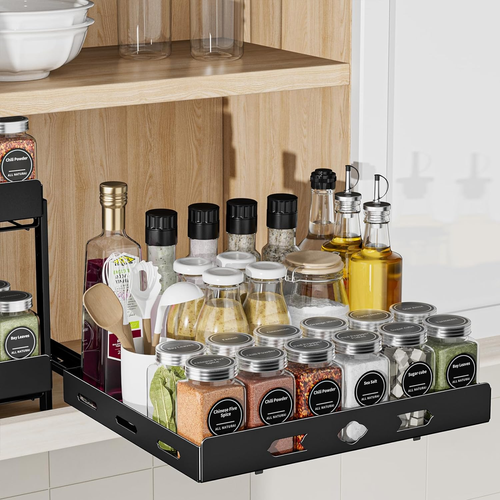 Pull Out Spice Rack Organizer for Cabinet, Heavy Duty-Slide Out Spice Rack - Picture 13 of 13