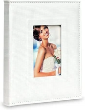 WEDDING PHOTO ALBUM 8X10 SLIP IN POCKETS, HOLDS 52 TOP LOAD VERTICAL 8X10 PICTUR