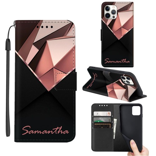 Funda Cartera Cuero Diseño Personalizado Abatible Para iPhone 16 15 14 Pro 13 12 Cubierta - Imagen 7 de 54