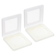 2Pcs 95mm Lens Filter Case Camera Filter Case Portable Lens Filter Box Plastic