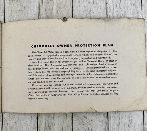 1962 Chevrolet Corvair Owner's Manual User Guide Chevy Motor Booklet #2 - Picture 5 of 6