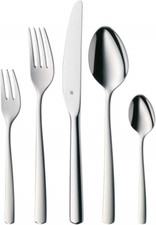 WMF Boston Edelstahl Besteck Set 6 Personen, Essbesteck Set 30 Teilig, Monobloc-