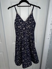 Womens Junior Sequin Hearts Formal Skater Dress, Size 0 Graduation Formal Party 