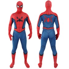 New Upgraded Spider-Man Homecoming Jumpsuit Cosplay Costume Halloween Adult Kids