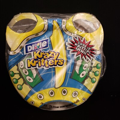 Dixie Krazy Kritters Divided Paper Plates 22 Count Party Favor
