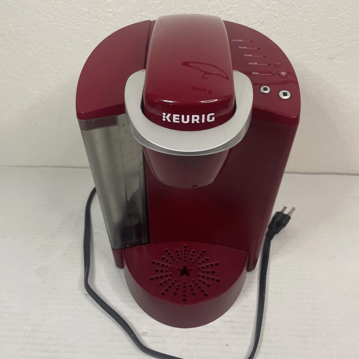 Keurig K-Classic Single Serve K-Cup Pod Coffee Maker, Rhubarb, Red