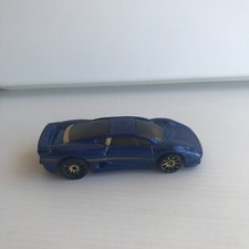 Hot Wheels Jaguar XJ 220 blue diecast car Mattel 1992