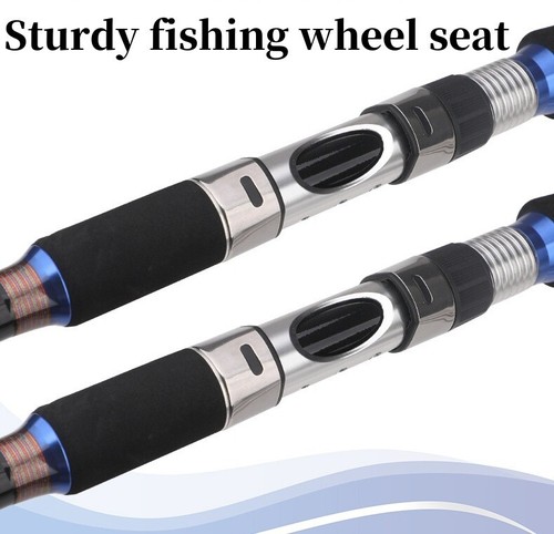 Portable Fishing Rod Travel Pole High Carbon Fiber Spinning Rod Boat Jigging Rod - Picture 4 of 13