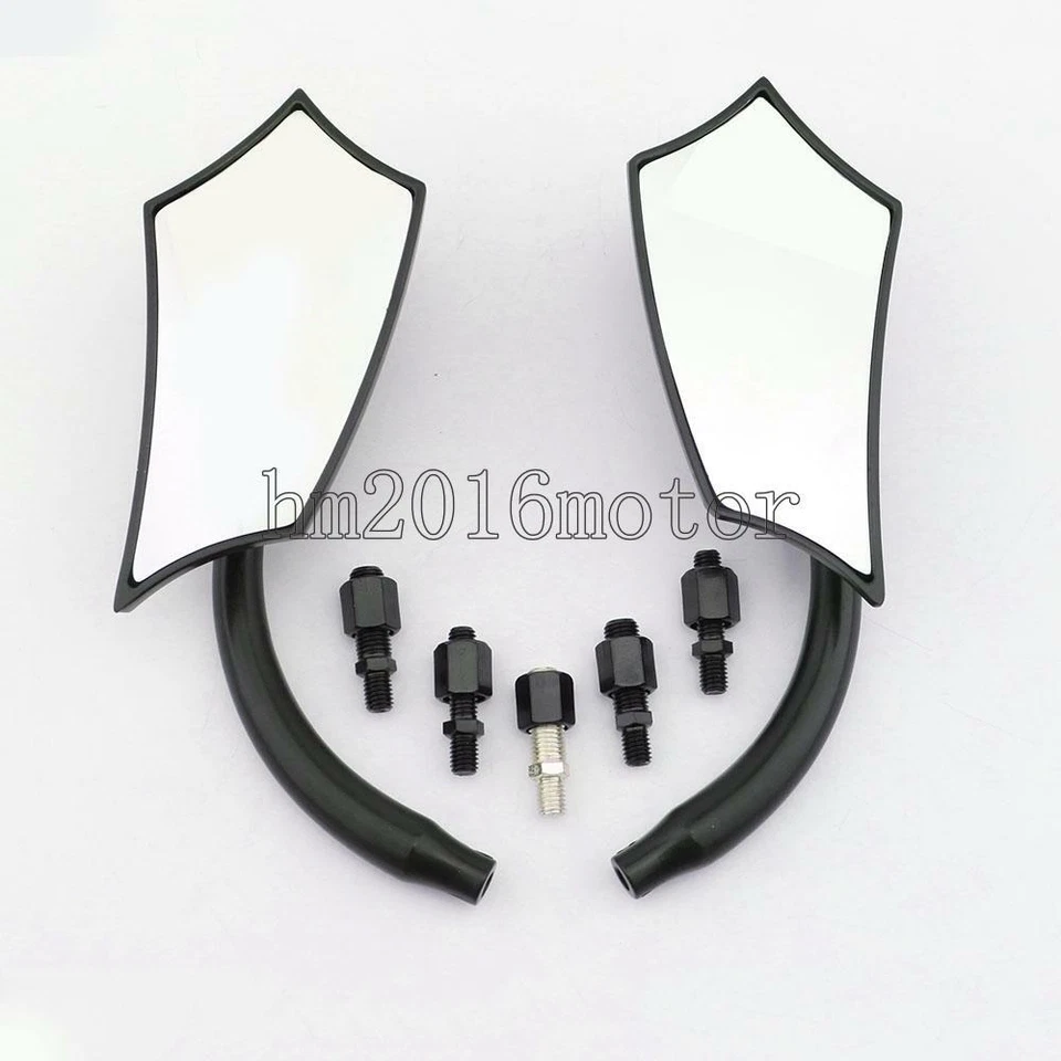 2 зеркала заднего вида для мотоцикла Kawasaki Vulcan 900 VN900C на заказ - Изображение 3 из 4