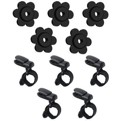 10 Pack Garden Flag Clips And Stoppers,Tiger Clips For Garden Flag Holders,Garde