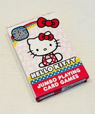 HELLO KITTY Jumbo Card Games By Sanrio USA 2014 Instructions Included