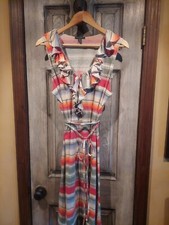 Ralph Lauren Jeans Co Womens Dress Size XL Pullover Sleeveless sun EUC🌻 LRL