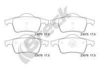 Breck BremsbeläGe Bremsbelegsatz Hinten Passend FüR Volvo V70 II S60 I