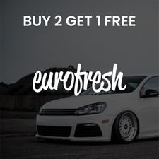 Eurofresh Vinyl Decal Sticker Window Bumper Car Drift Jdm Euro