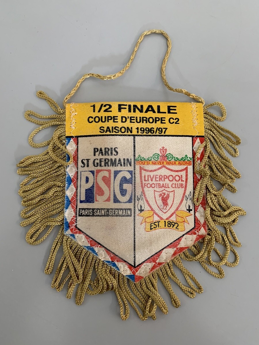 Fanion PSG Vs Barcelona Finale C2 1996/97 - Vintage Football